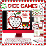 Digital Dice Games | Apple Theme Google Slides | Addition 