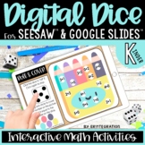 Digital Dice Preloaded Seesaw Activities & Google Slides f