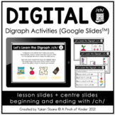 Digital Digraph Google Slides™ - CH Words