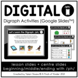 Digital Digraph Google Slides™ - PH Words