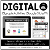 Digital Digraph Google Slides™ - SH Words