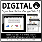 Digital Digraph Google Slides™ - WH Words