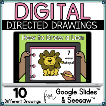 Preview of Digital Directed Drawings for Google Slides and Seesaw