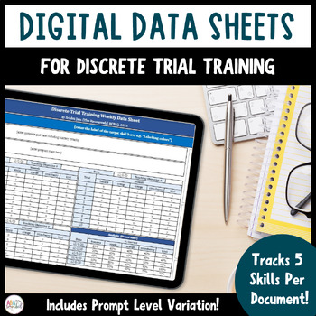 Preview of Digital Discrete Trial Training Data Sheets for ABA Therapy (Google Sheets™)