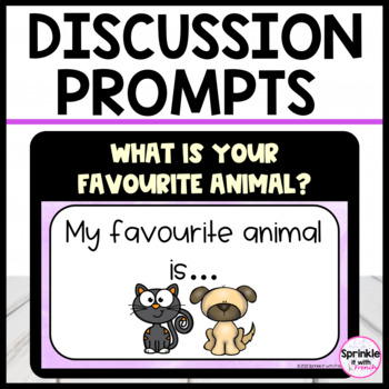 Preview of Digital Discussion Prompts