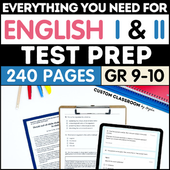 Preview of High School Reading Comprehension Passages and Questions & Test Prep Practice