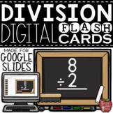 Digital Division Flash Cards in Google Slides {Answers Included}