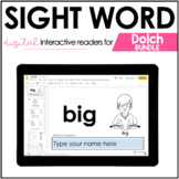 Digital Dolch Interactive Sight Word Reader Bundle | Sight