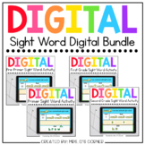 Digital Dolch Sight Word Activity Bundle | Listen Read + B