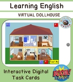 Learning English - Inside the House -  Digital Boom Cards