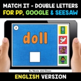 Digital Double Consonant Word Work for Google and Seesaw 2