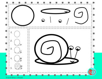 Preview of Digital Drag and Drop Fun Snail Activity | Google Classroom  