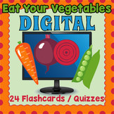 DIGITAL Vegetable Flashcards and Quizzes