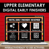 Digital Early Finishers Activities Upper Elementary Fast F