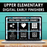 Digital Early Finishers Activities Upper Elementary - Janu