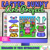 Digital Build an Easter Bunny Activity & Spring Writing Pr