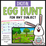 Digital Easter Egg Template for Any Subject | Easter Egg S