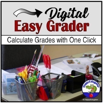 Preview of Digital Easy Grader - Calculate Percents in One Click