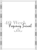 Digital & Editable 40 week Pregnancy Journal for iPad & tablet