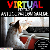 Digital... Editable Anticipation Guide-  Make your own in 