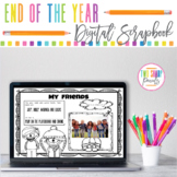 Digital Editable End of the Year Scrapbook | Memory Book |