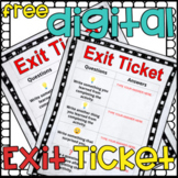 Digital & Editable Exit Ticket