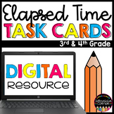 Digital Elapsed Time Task Cards Math Activities Google Cla