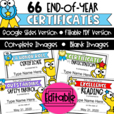 Digital End of Year Awards | Editable | Distance Learning