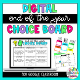 Digital End of Year Choice Board (Google Slides)