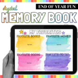 Digital End of Year Memory Book: Last Day Activities 