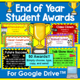 Digital End of Year Student Awards Google Compatible