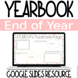 Digital End of Year Yearbook & Autograph Page ⎮ Google Slides