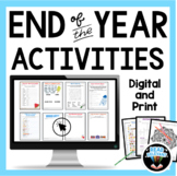 Digital End of the Year Activities for Middle School ELA Fun