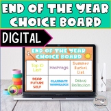 Digital End of the Year Choice Board l End of the Year Activity
