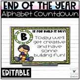 Editable End of the Year ABC Countdown