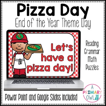 Preview of Digital End of the Year Theme Day Pizza Day