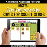 Digital Ending Sound Sorts for Google Slides | Distance Learning