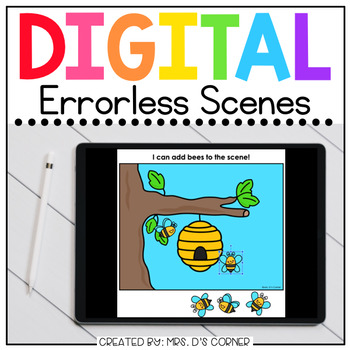 Preview of Digital Errorless Scenes Learning Activity | Distance Learning