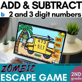 Digital Escape Room - Addition and Subtraction - 2 digit a