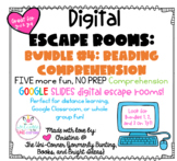 Digital Escape Room BUNDLE #4 COMPREHENSION | Distance Lea