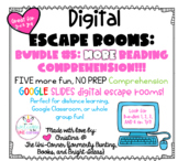 Digital Escape Room BUNDLE #5 COMPREHENSION | Distance Lea