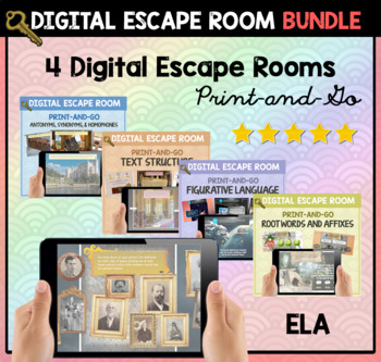 Preview of Digital Escape Room Bundle