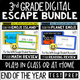 Digital Escape Room Math and Reading Review | End of Year 