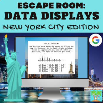 Preview of Digital Escape Room | Data Displays - NYC Edition