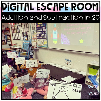 Preview of Addition and Subtraction Digital Math Game Escape Room