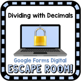 Digital Escape Room - Dividing with Decimals - Google Forms