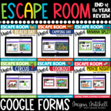 Digital Escape Room End of the Year Activities Bundle Goog