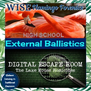 Preview of Digital Escape Room Forensic Ballistics and Trajectory DIGITAL RESOURCE
