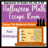 Digital Escape Room: Halloween Math Escape Room ~ Escape T
