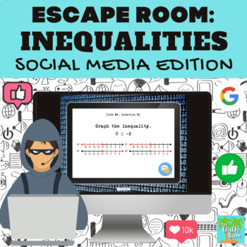 Preview of Digital Escape Room | Inequalities - Social Media Edition